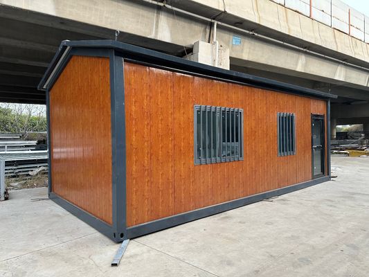 단일 패키지 크기 600X600X300cm 및 컨테이너 하우스 사무실 건물 기숙사 20 40ft 휴대용 캐빈 벙갈로