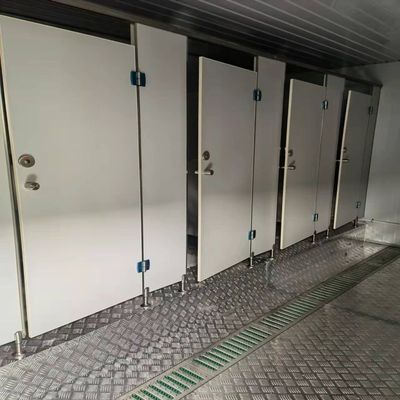 샌드위치 패널 및 강철 프레임 농장 디자인 스타일 모바일 화장실 컨테이너 하우스 야외 이벤트