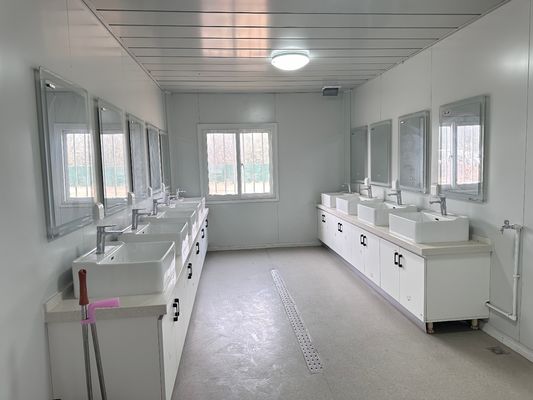 집 가설제철 구조 샌드위치 패널 20ft 40ft 컨테이너 홈 현대 프리팩 플랫팩 생활 주택 컨테이너