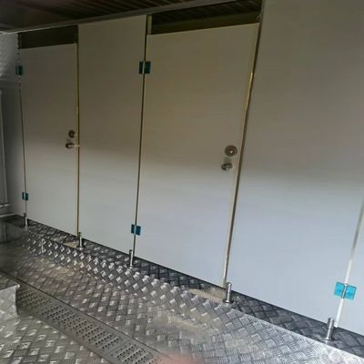 휴대용 WC 화장실 안전 문 사용 이동식 임시 이동식 WC 화장실 액세서리와 함께 Prefab 세트 호흡