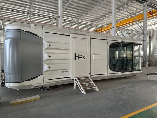 온실 현대 디자인 스타일 가장 인기 있는 유리 공간 캡슐에 설치가 쉽도록 완전히 장착 된 프리 팩