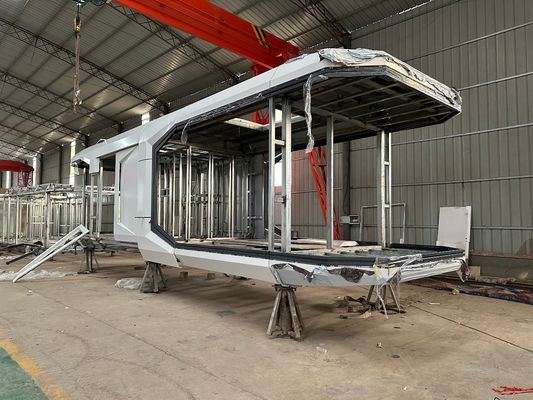 온실 현대 디자인 스타일 가장 인기 있는 유리 공간 캡슐에 설치가 쉽도록 완전히 장착 된 프리 팩