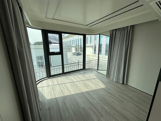 온실 현대 디자인 스타일 가장 인기 있는 유리 공간 캡슐에 설치가 쉽도록 완전히 장착 된 프리 팩