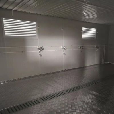 산업용 디자인 스타일의 호흡 가능한 휴대용 공공 화장실