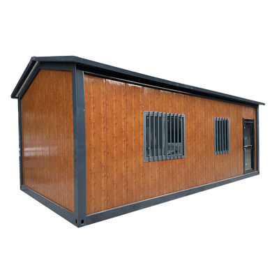 완전히 장착 된 모바일 홈 휴대용 생활 20ft 40ft 평면 팩 컨테이너 하우스