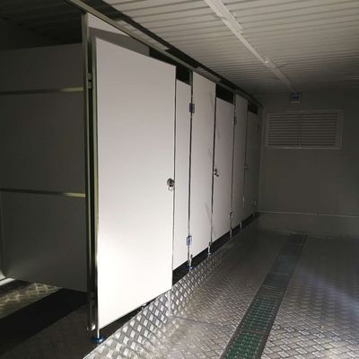 저렴한 배송 비용 재난 예방 휴대용 캠핑 화장실 20FT / 40FT 맞춤형 디자인과 표준 두께