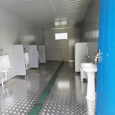 샌드위치 패널 강철 프레임 이동 공공 화장실 전공 캠핑 휴대용 화장실 공연용