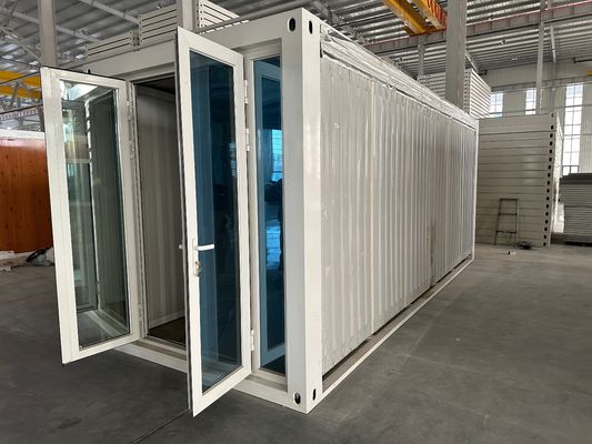 현대 생활용 맞춤형 20FT / 40FT 스틸 고급 샌드위치 패널 확장 가능한 컨테이너 하우스