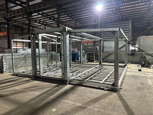현대 생활용 맞춤형 20FT / 40FT 스틸 고급 샌드위치 패널 확장 가능한 컨테이너 하우스