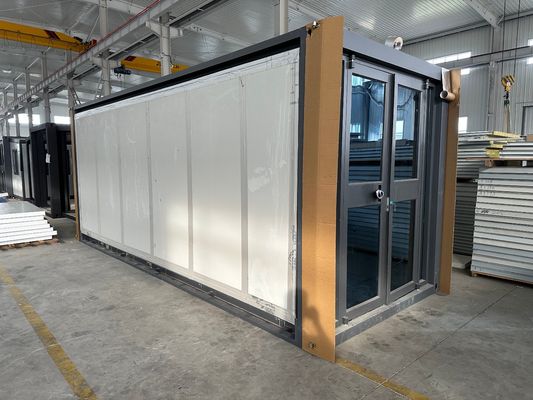 20ft 설치가 쉬워 확장 가능한 거실 좋은 열 단열 15-30 년 동안 사전 제조 된 모듈 주택 서비스 수명