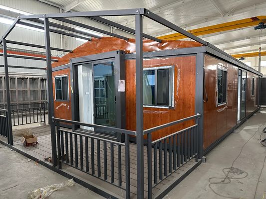 20ft 설치가 쉬워 확장 가능한 거실 좋은 열 단열 15-30 년 동안 사전 제조 된 모듈 주택 서비스 수명
