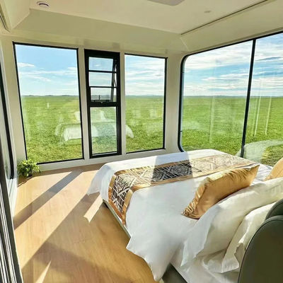 20'/40' 컨테이너에서 호텔을위한 야외 Prefab 공간 캡슐 하우스 운송 및 화물