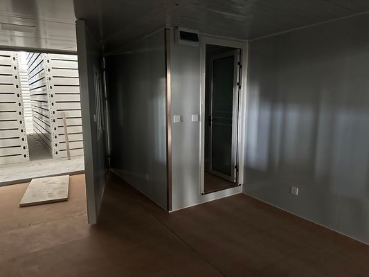 확장 가능한 컨테이너 하우스 방화제철 프레임 전조 주택 빌라 40ft 20ft 간편한 설치 서비스 수명 15-30 년