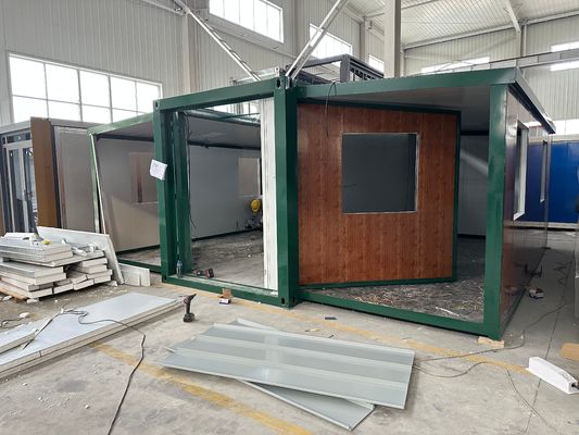 20Ft 40Ft 휴대용 모듈형 현대 2 3 침실 접이식 확장 컨테이너 하우스 편안한 생활 및 사용자 정의