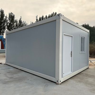 전기 3C/CE/CL/SAA 표준 40ft 20ft ISO 접이식 디자인 사무실 철 프레임 호텔용 평면 포장 컨테이너 하우스