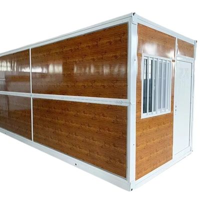 준비 된 맞춤형 색상 크기 강철 유리 양털 샌드위치 패널 중복 컨테이너 집 컴팩트하고 세련된 생활