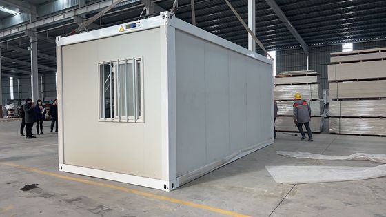 업그레이드 빠른 건설 20ft 30ft 40ft 맞춤형 모듈형 방수 유리 양털 샌드위치 패널 접는 컨테이너 하우스 1