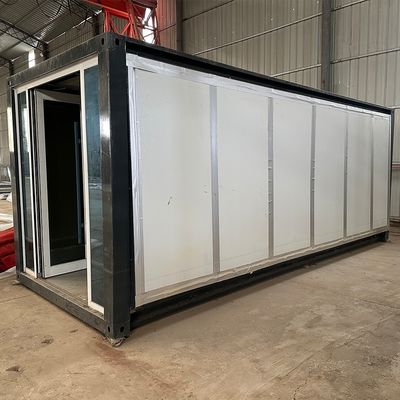 40ft 20ft 모듈 컨테이너 하우스 유연한 조립 설치 및 사용자 정의 색상과 따뜻한 프리 팩 컨테이너 하우스