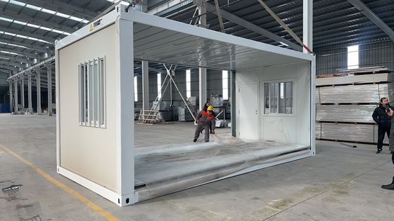 맞춤형 색상 빠른 설치 전기 3C / CE / CL / SAA 표준 강철과 함께 현대 휴대용 접기 컨테이너 하우스