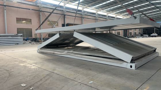 사용자 정의 색상 모바일 20 40ft Prefab 강철 프레임 Zigzag 접는 컨테이너 하우스 쉽게 구축 모듈형 사전 제조