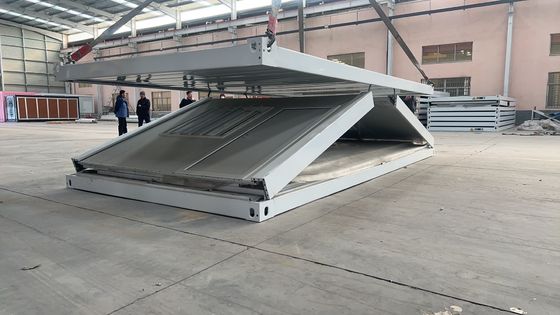 맞춤형 컬러 폴딩 컨테이너 하우스 제조업체 20ft 40ft 모듈 화장실 세탁실 다중 행사 모바일 지그자그