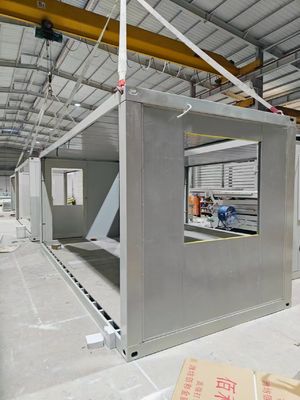 간편한 운송 현대적인 디자인 20ft 40ft 이동 컨테이너 하우스 휴대용 사전 제조 이동 하우스 접는 컨테이너 하우스