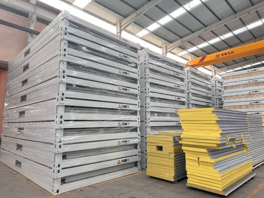 맞춤형 색상 높은 바람 등급 Prefab 사무실 컨테이너 최고의 전문 쉽게 조립 평면 포장 저장 컨테이너