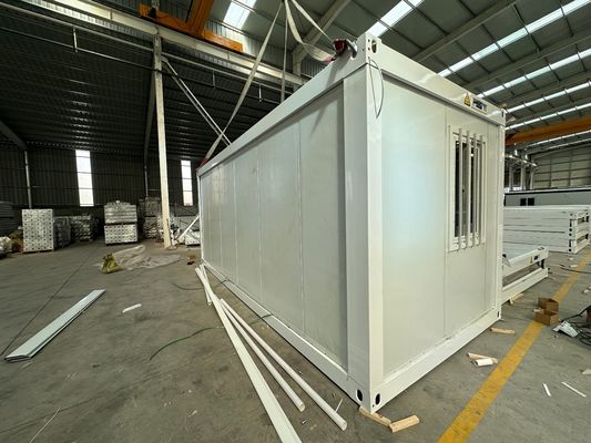 맞춤형 컬러 모듈형 휴대용 접이식 컨테이너 하우스 사무실 Z 접이식 컨테이너 하우스 20FT / 40FT 맞춤형 크기