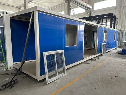 현대 디자인 스타일 빠른 조립 평면 패키지 모듈형 홈 샌드위치 패널 사전 제조 컨테이너 집 사무실
