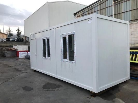 다기능 20ft 30ft 40ft 빠른 설치 평면 포장 저장 컨테이너 샌드위치 패널 전공 주택
