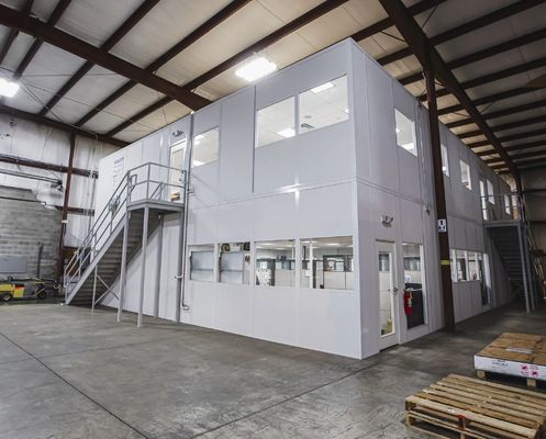 병원용 20ft Prefab 컨테이너 하우스 평면 팩 샌드위치 패널 디자인