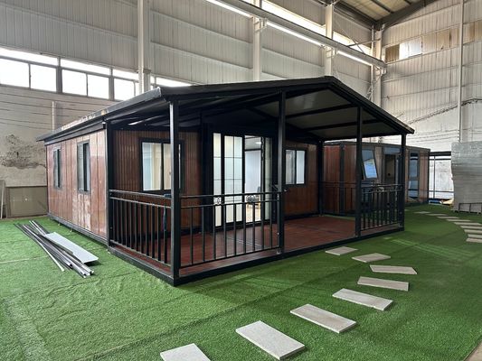 20Ft 준비 2 침실 휴대용 사전 제조 확장 가능한 컨테이너 하우스 사무실 건물 구조와 효율성
