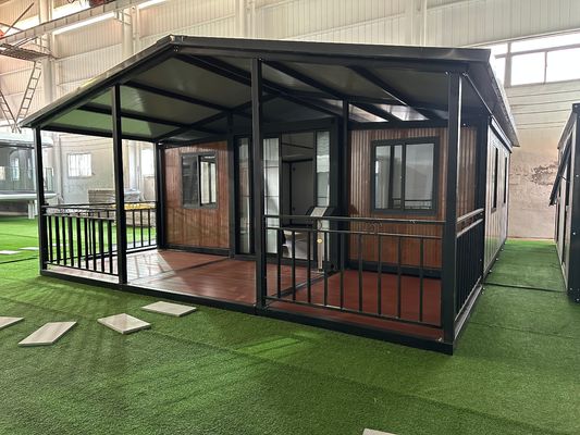 알루미늄 창문 3 침실 휴대용 전공 확장 가능한 컨테이너 하우스 야외 침실 환경 보호 재활용