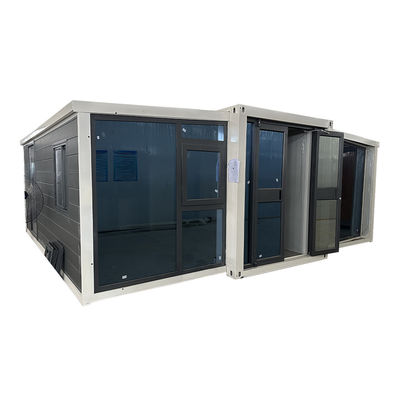 40ft 20ft 분리 가능한 모듈형 주택 따뜻 한 사전 제조 확장 가능한 컨테이너 거실 2 침실 사용자 지정 색상