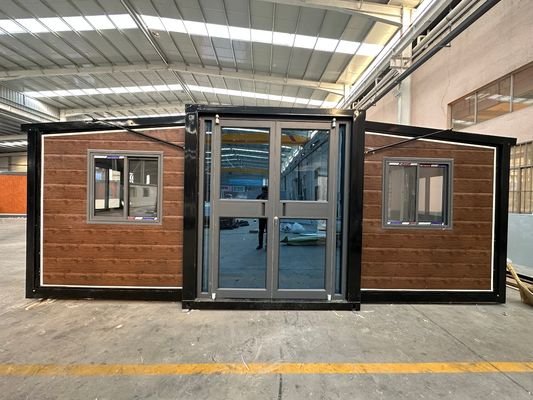 20FT / 40FT 맞춤형 작은 나무 곡물 현대 철강 샌드위치 패널 재료로 전공 확장 컨테이너 하우스