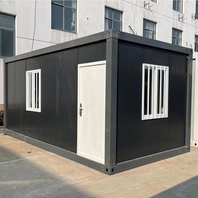 분리 가능한 컨테이너 하우스 20ft 40ft 저탄소 에너지 절약 모듈 디자인 프레임 호텔 산업용 현대식 주택