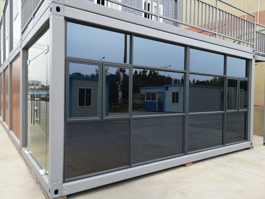 20ft 모듈 컨테이너 홈 스틸 프레임 컨테이너 하우스 빠른 설치와 샌드위치 패널 문의 장점