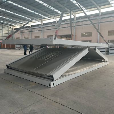 알루미늄 창문 20/40 Ft 컨테이너 홈 현대 프리팩 컨테이너 하우스 일시적인 건물 및 보안 문을 위해 접을 수