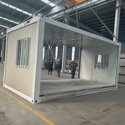 1 침실 휴대용 접이식 컨테이너 라이빙 하우스 사용자 지정 요구 사항 부엌 방수 프리팩트 홈 오피스 솔루션