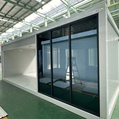 휴대용 모듈형 디자인 샌드위치 패널 강철 프레임 분리 가능한 컨테이너 하우스 사용자 정의 색상 옵션