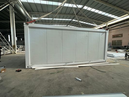 폴더블 샌드위치 패널 컨테이너 하우스 포타 캐빈 상점 로컬 표준 전기 20FT / 40FT 사용자 정의