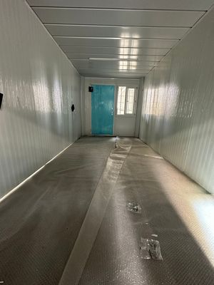 빠른 조립 휴식용 보호소 저탄소 에너지 절약 유연한 접는 컨테이너 하우스 흰색 또는 사용자 정의 색상