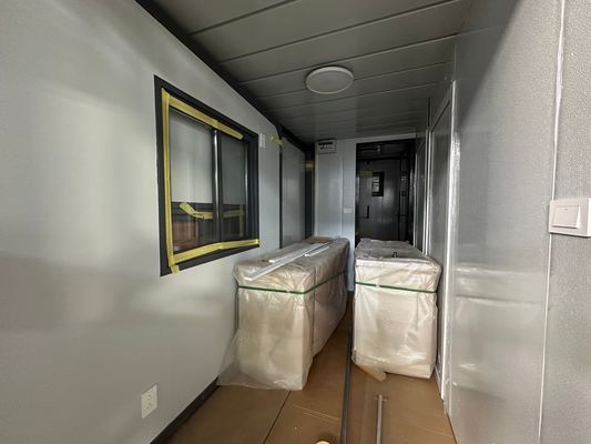 표준 두께 쉽게 설치 스틸 프레임 고급 컨테이너 하우스 20ft 30ft 40ft Prefab 단열 작은 하우스 컨테이너
