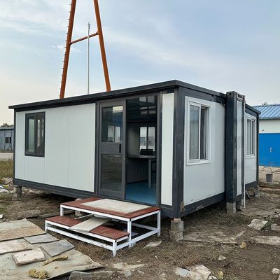현대 디자인 스타일 20ft 30ft 40ft에서 이동 할 준비가되어 있습니다 분리 가능한 확장 가능한 집 단열 된 강철 프레임 전공 컨테이너 주택