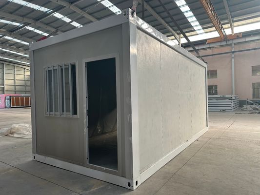 준비 된 20ft 40ft 샌드위치 패널 접는 작은 집 컨테이너 집 사무실용 다기능