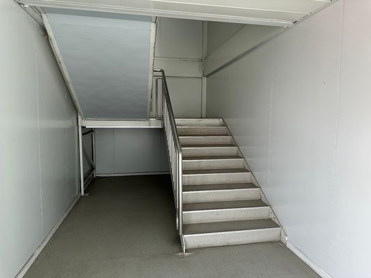 빠른 설치 가연 철강 구조자료 자체 조립 고급 빌라 집 2 층 평면 포장 컨테이너