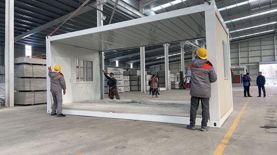 스틸 샌드위치 패널 다기능 단열 접는 컨테이너 하우스 전조 하우스 전조 접는 컨테이너 하우스