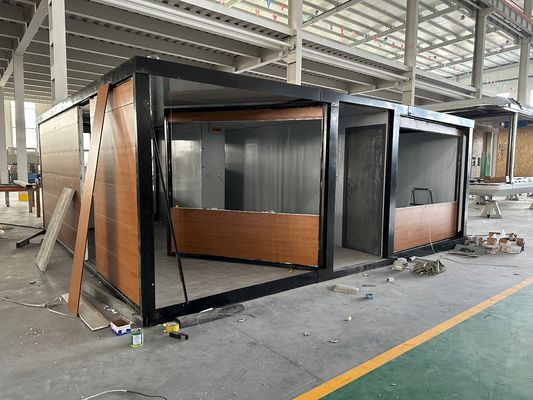 20ft 확장 가능한 컨테이너 하우스와 부엌 현대적인 디자인 2 침실 휴대용 생활