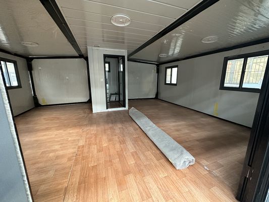 아웃도어 친화적 고품질 40ft Prefab 접는 컨테이너 하우스 아파트 현대 디자인 스타일
