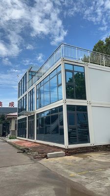 가구 샌드위치 패널과 함께 분리 가능한 컨테이너 하우스 철 프레임 보안 문